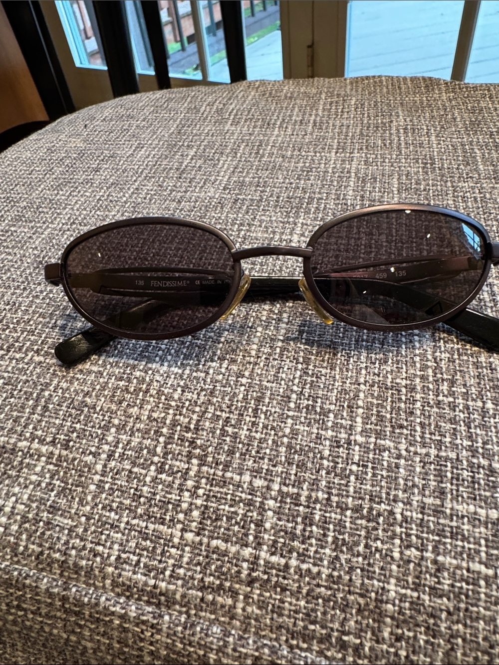 Women’s fendi   Oval Sunglasses in Dark Brown